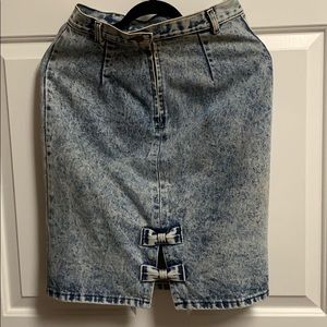 Cutest denim skirt you’ll ever see!